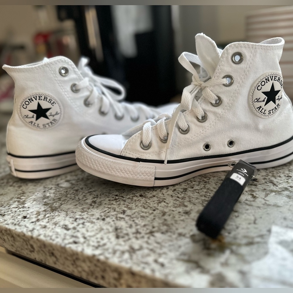 White High Top Converse